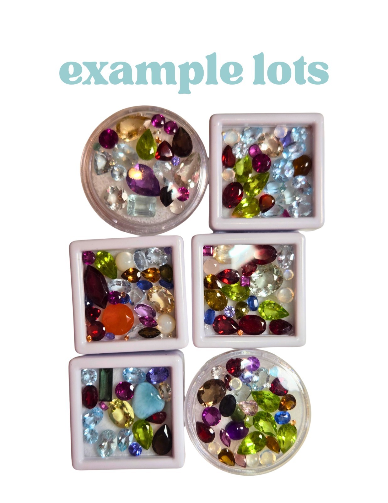 12+ Ct Gemstone Scoop – All Natural Earth Grown Parcel Lot
