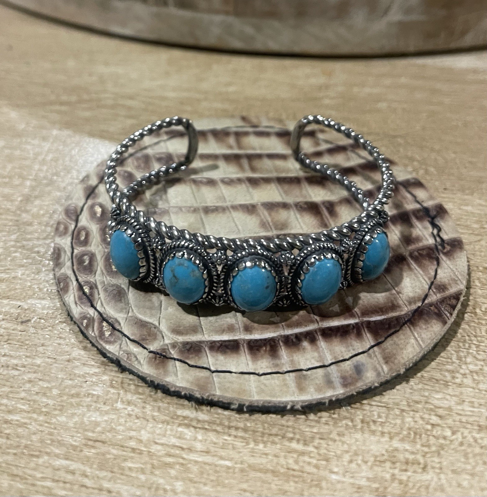 Carolyn Pollack Turquoise Sterling Silver Cuff Bracelet
