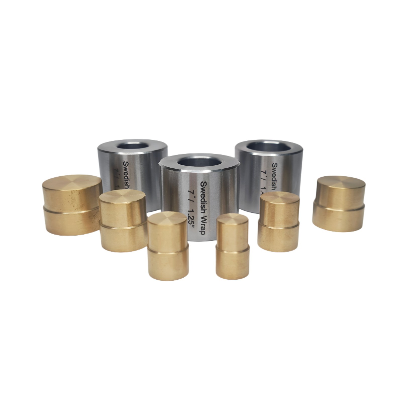 Set of 3 PC Swedish Wrap Dies With 6 Double Ended Brass Push Rods – Coin Ring
