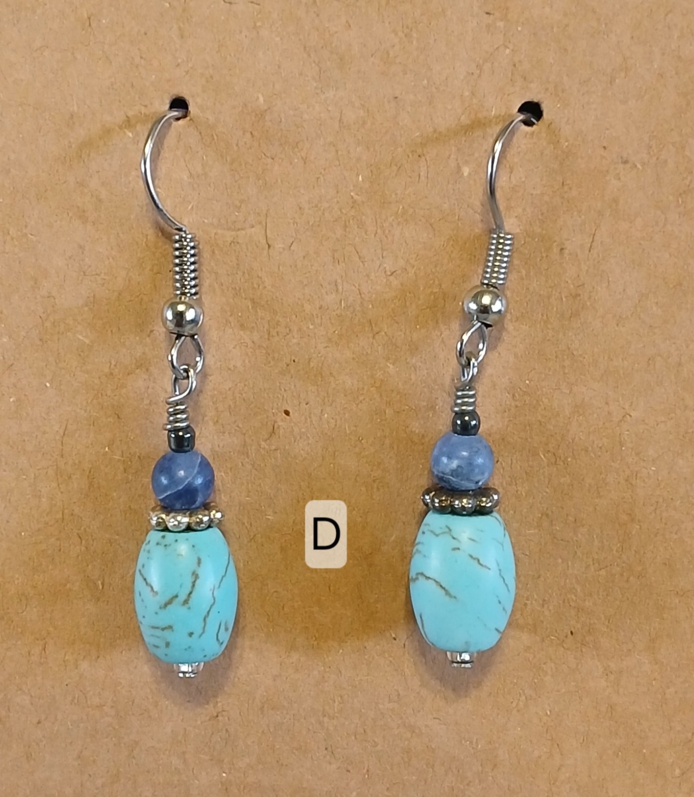 BUYER CHOOSES ONE(A, B, C, D, or E) Handmade Earrings Can do lot discount. (#33)