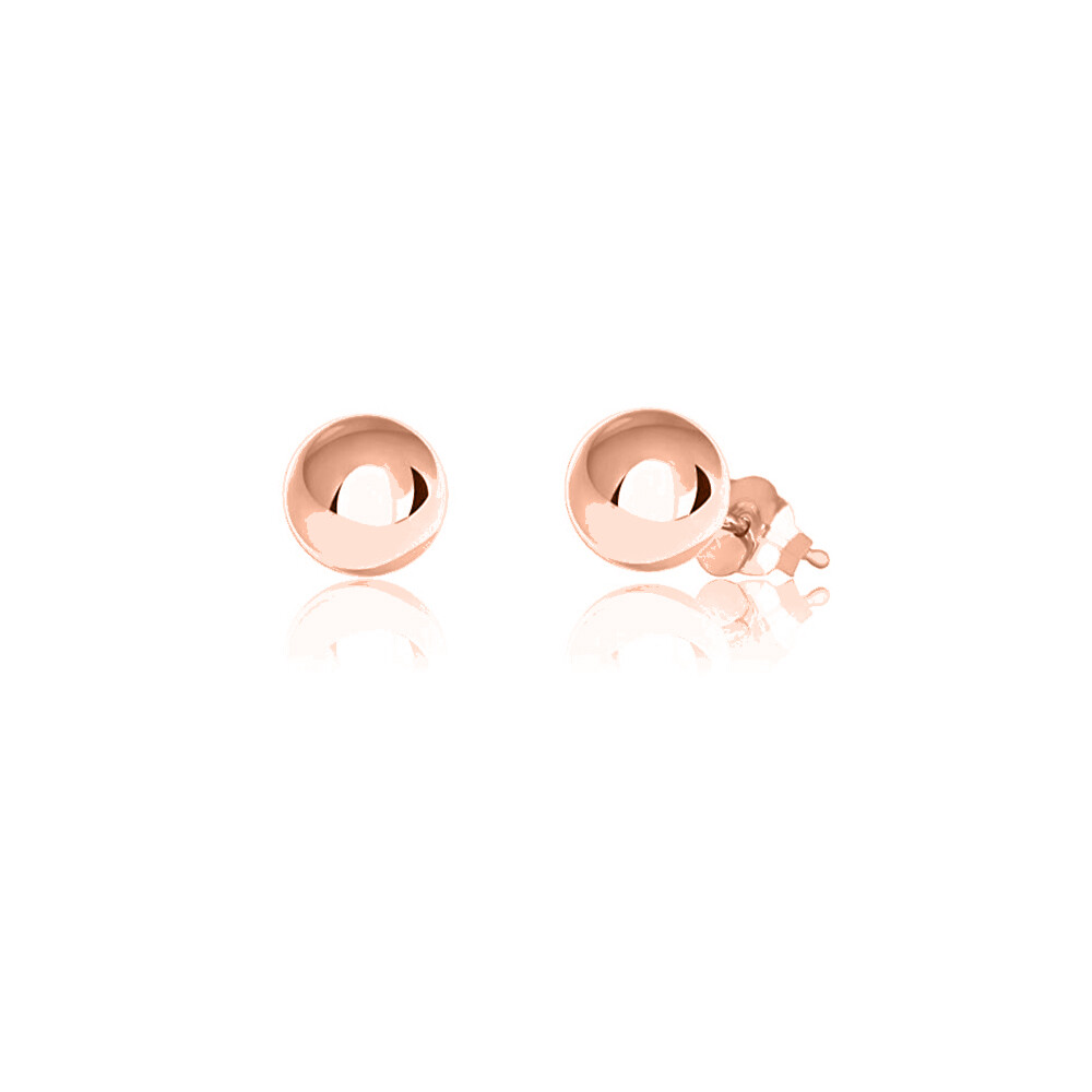 .925 Sterling Silver Post Ball Stud Earrings, Women & Girls, From 2-12MM