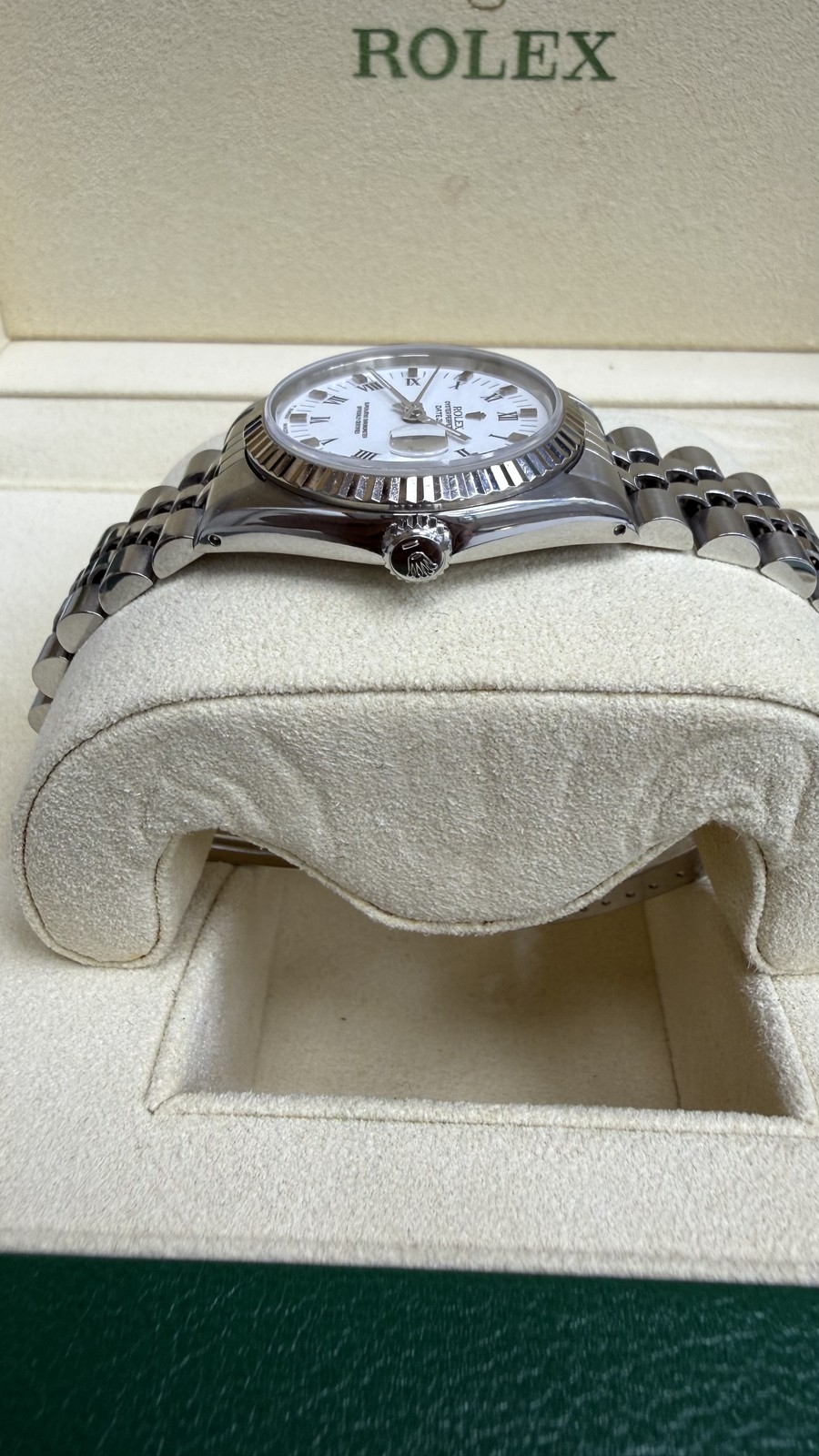 Rolex Datejust 31 White Roman Dial on Jubilee 68274