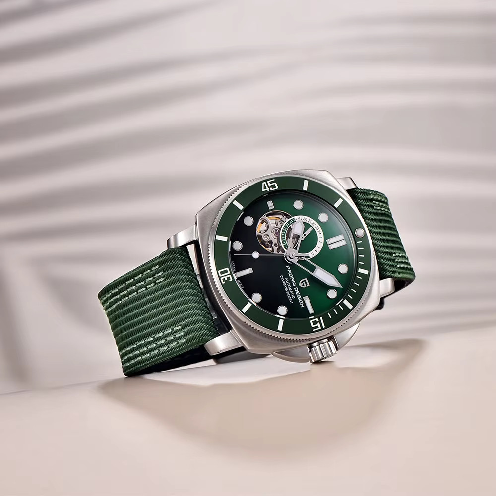43MM Men’s Automatic Mechanical Watch NH39 200M 20ATM Waterproof Sapphire glass