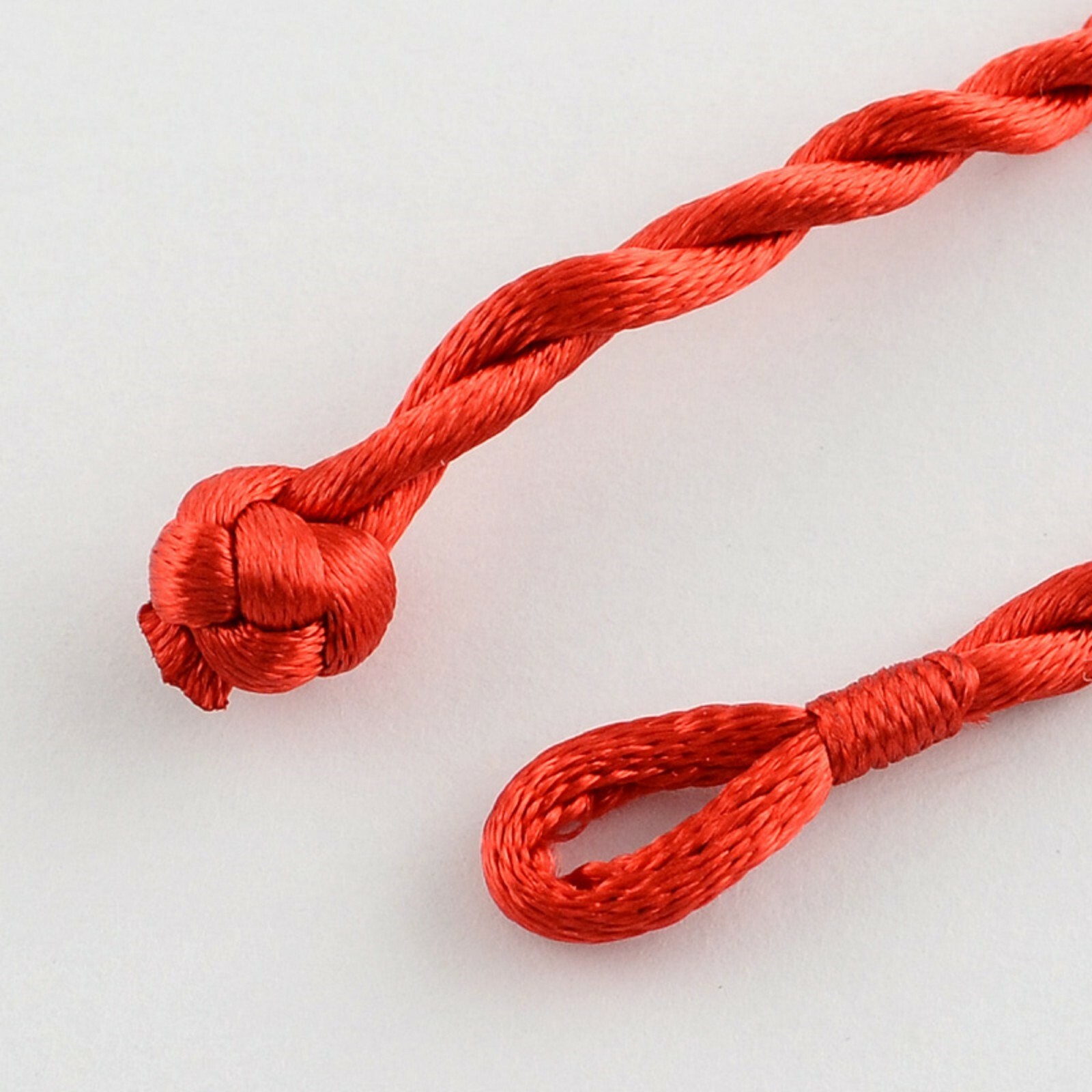 Lucky Red Cord Bracelet, Handmade Red Thread Good Luck Protection Bracelet