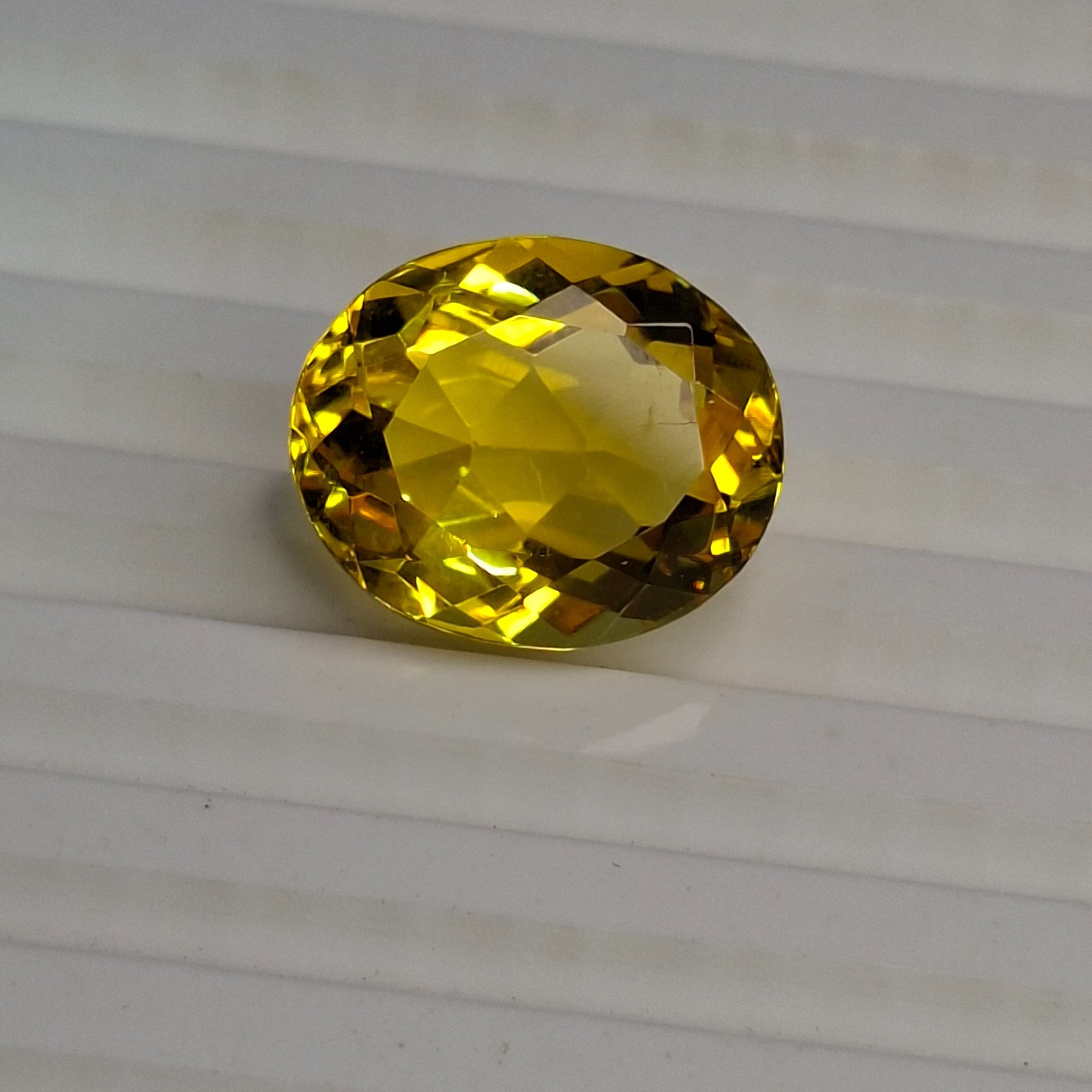 Real Yellow Natural Sapphire Oval Shape 11-13 Ct Certified Loose Gemstone GB021