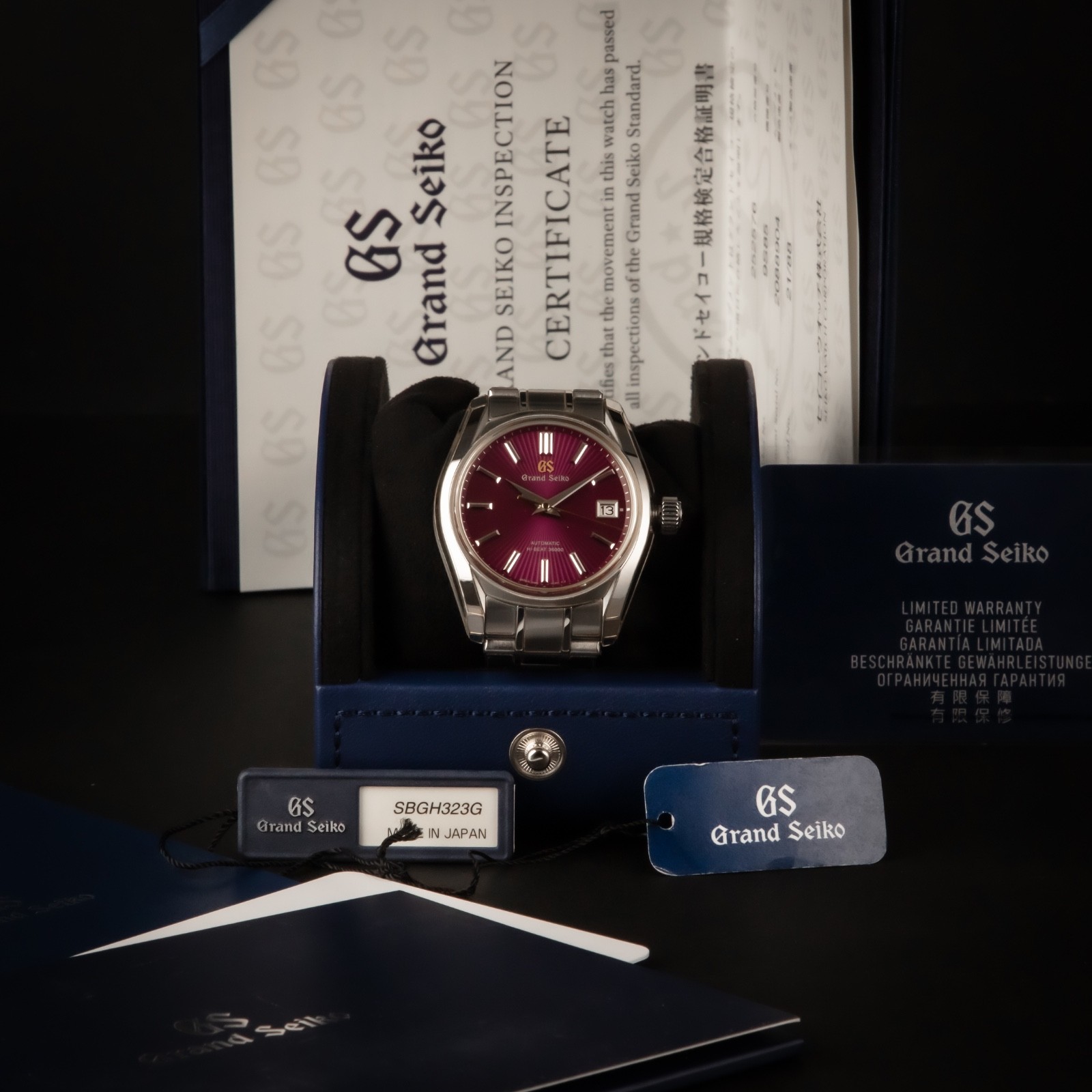 Grand Seiko SBGH323G Red Dragon LE Hi-Beat 40mm – SBGH323G