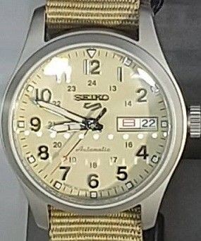 Seiko SBSA199 Automatic Watch 41hr Reserve 10ATM Water Resistant Nylon Band