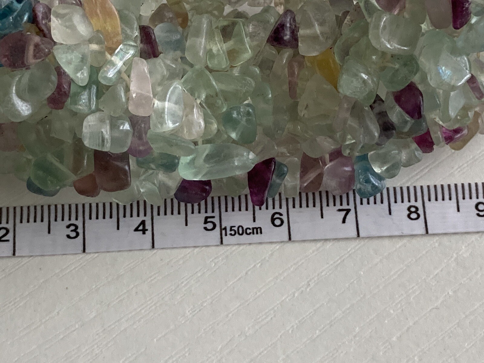 Vintage Amethyst, Quartz & Chrysoprase Wide Stretch Bracelet 6.5in Lovely 63.54g