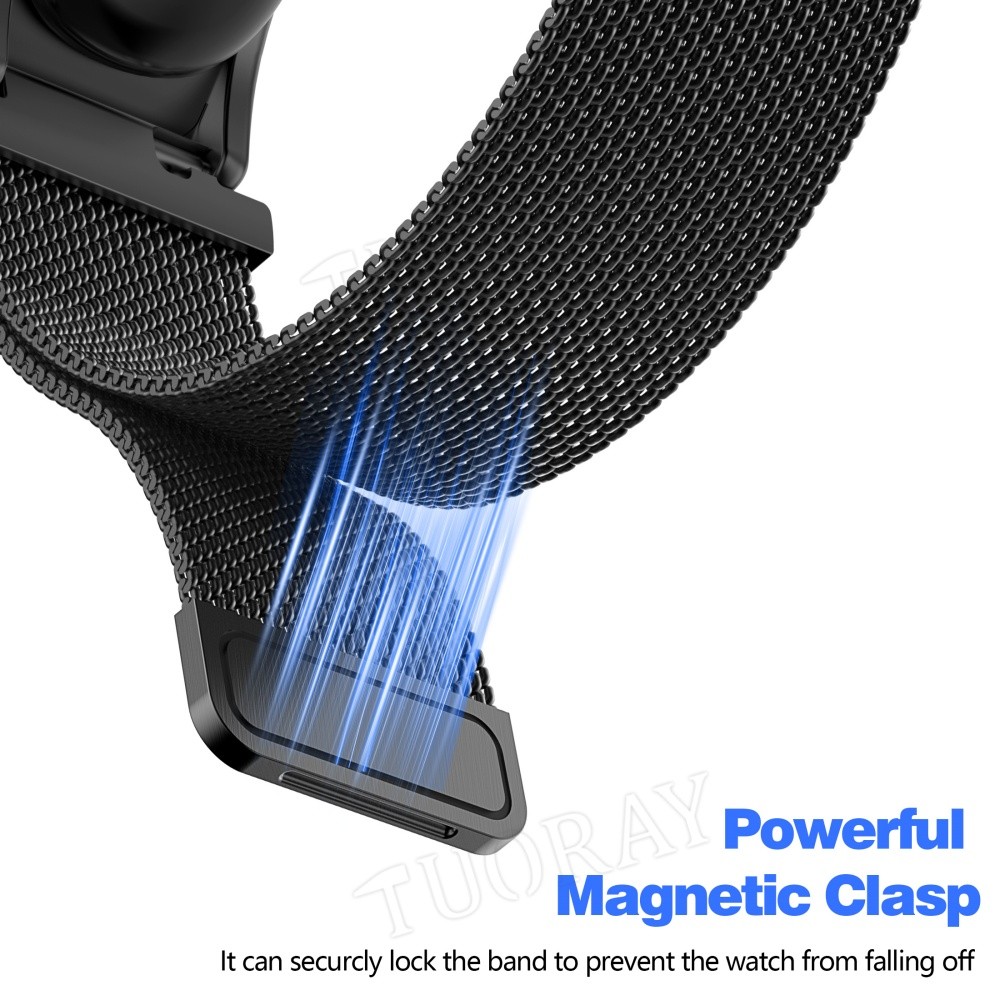 For Google Fitbit Air 2026 Stainless Steel Metal Band Adjustable Wristband Strap