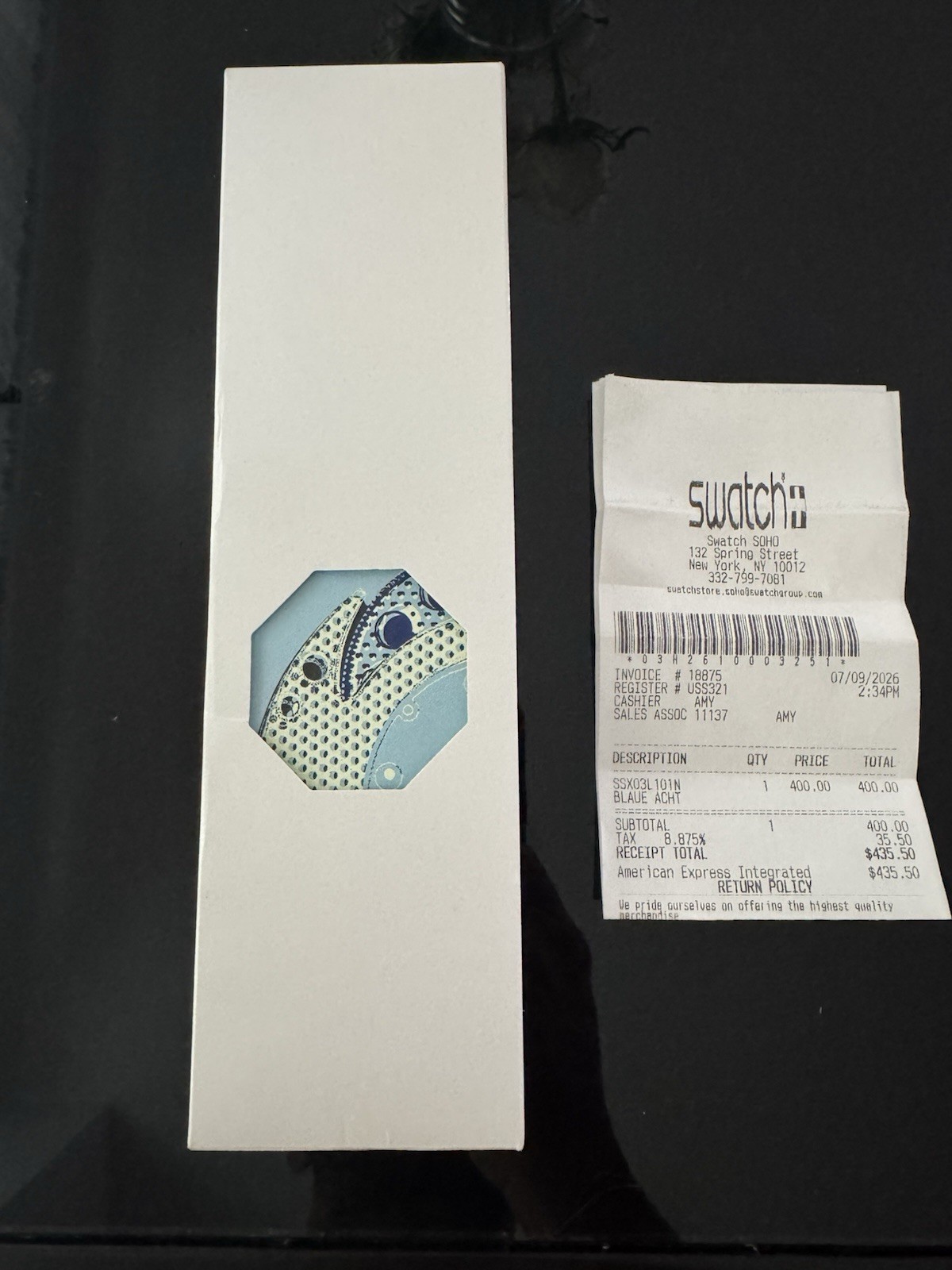 ✅ Swatch x Audemars Piguet Royal Pop Blaue Acht Unworn With Receipt and Papers❗️