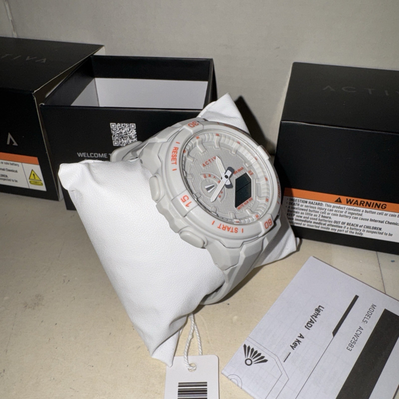 Activa Spry X Invicta Digital Essentials Men 53mm ABS Grey SK160 ACW2583-002