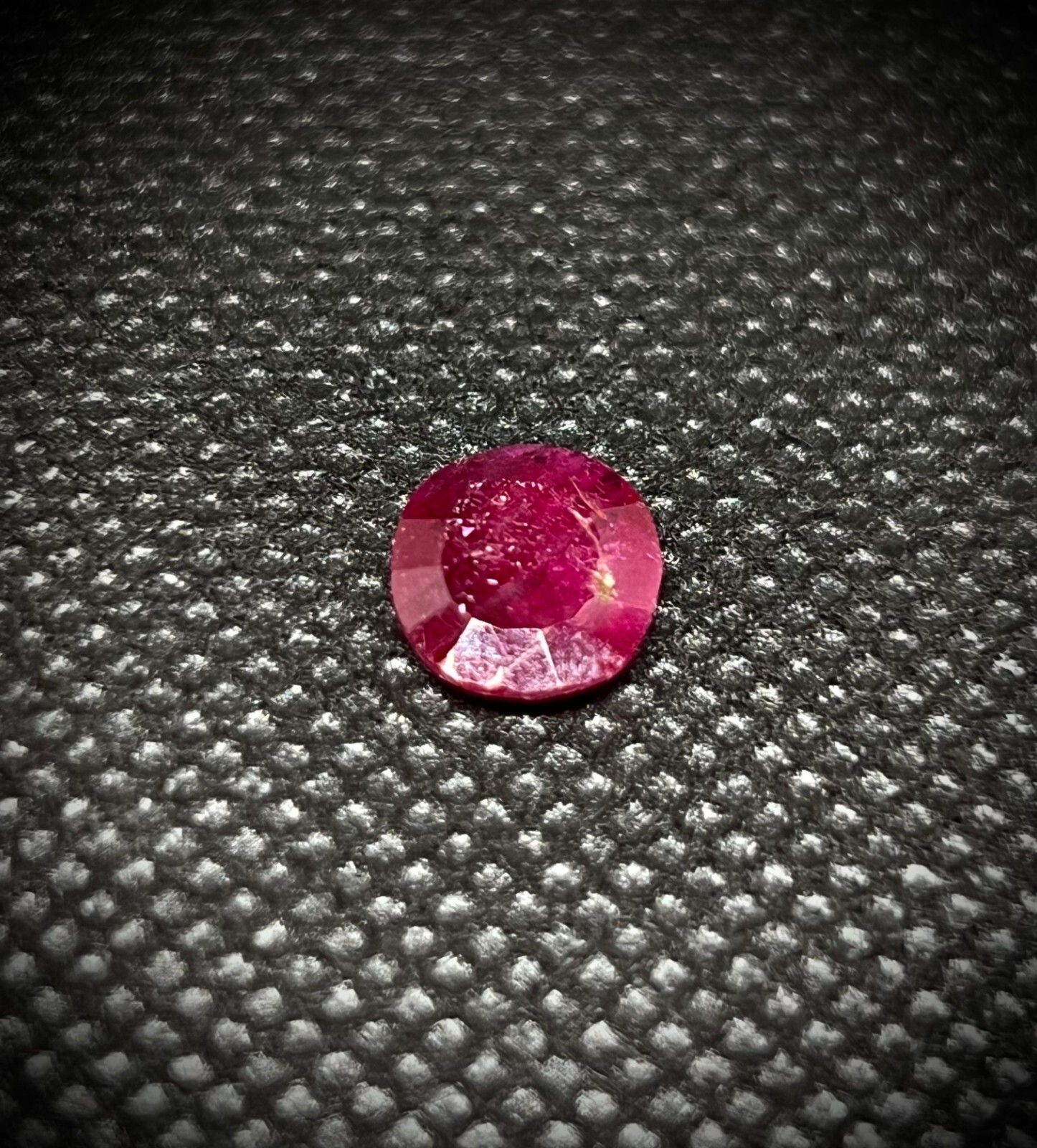 2.025 Cts Oval Red Natural Ruby Very Rare Heavily Included Untreated @Madagascar