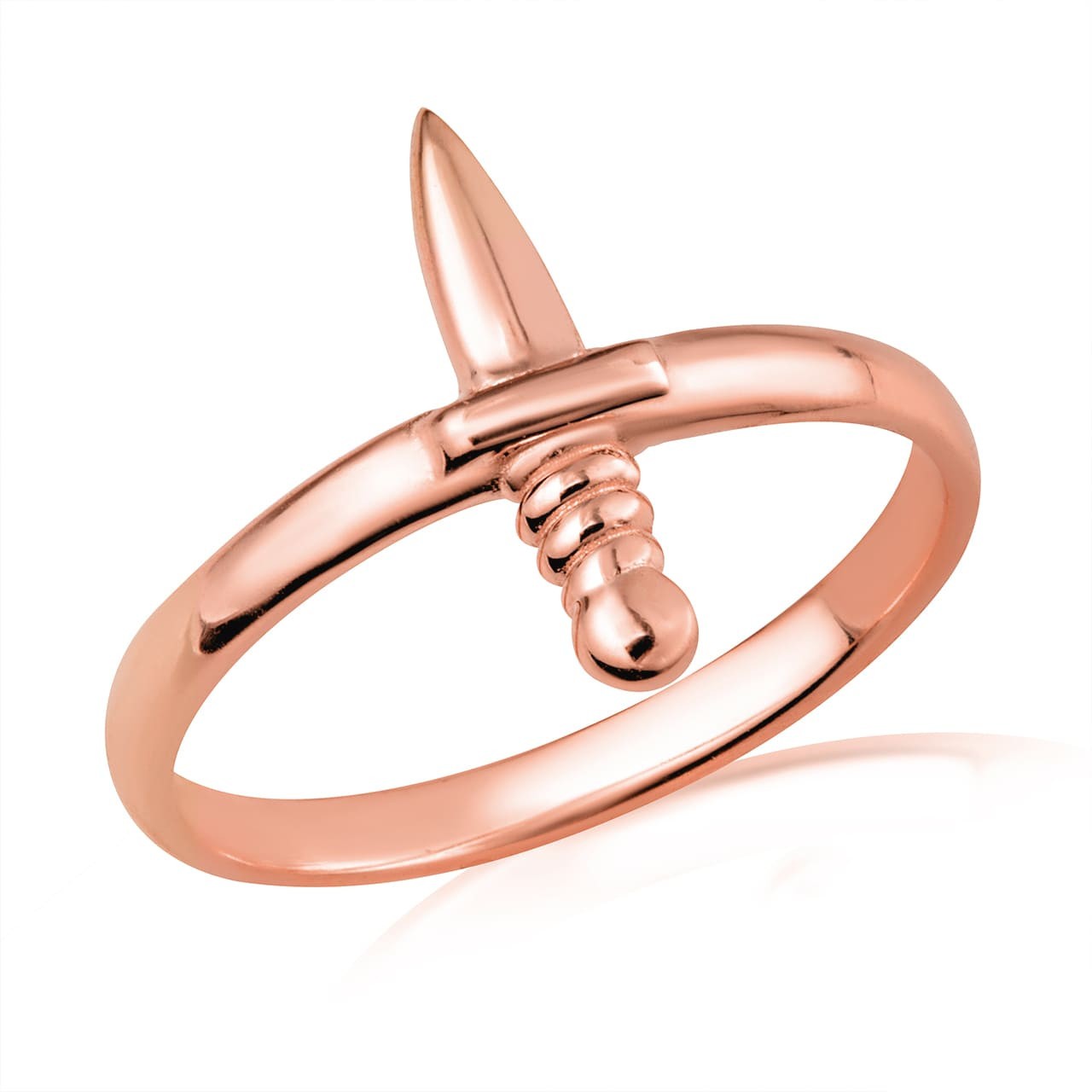 Gold Medieval Sword Ring (Available in Yellow/Rose/White Gold)