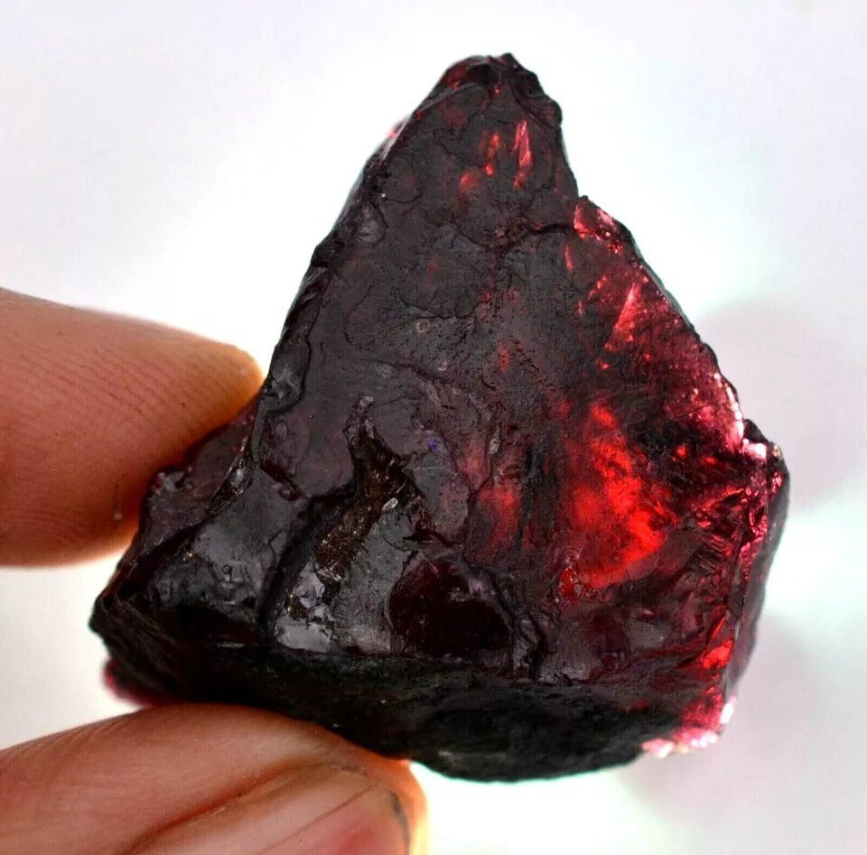 Untreated 126.45Ct Extremely Rare Natural Red Painite Certified AAA+ Facet Rough