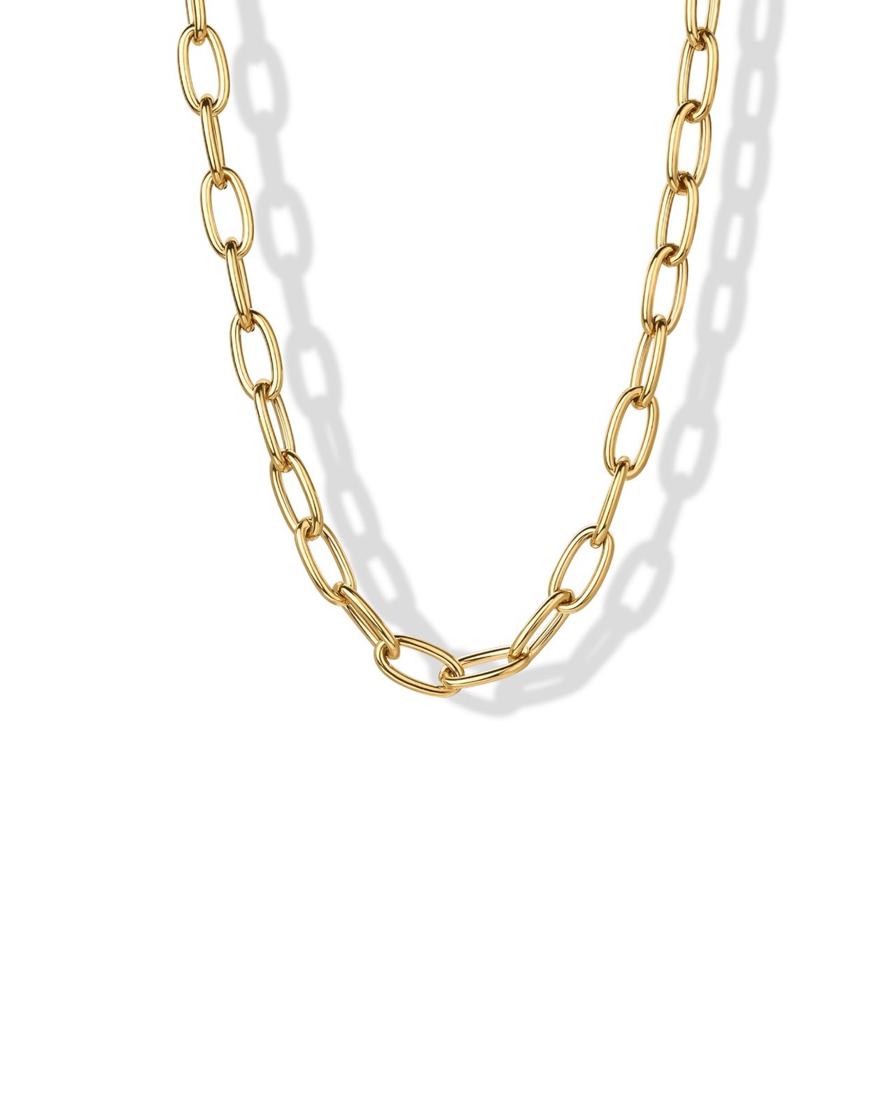 Waterproof Gold Plated Chain Necklace for Women – Herringbone, Snake, Rope & Mor