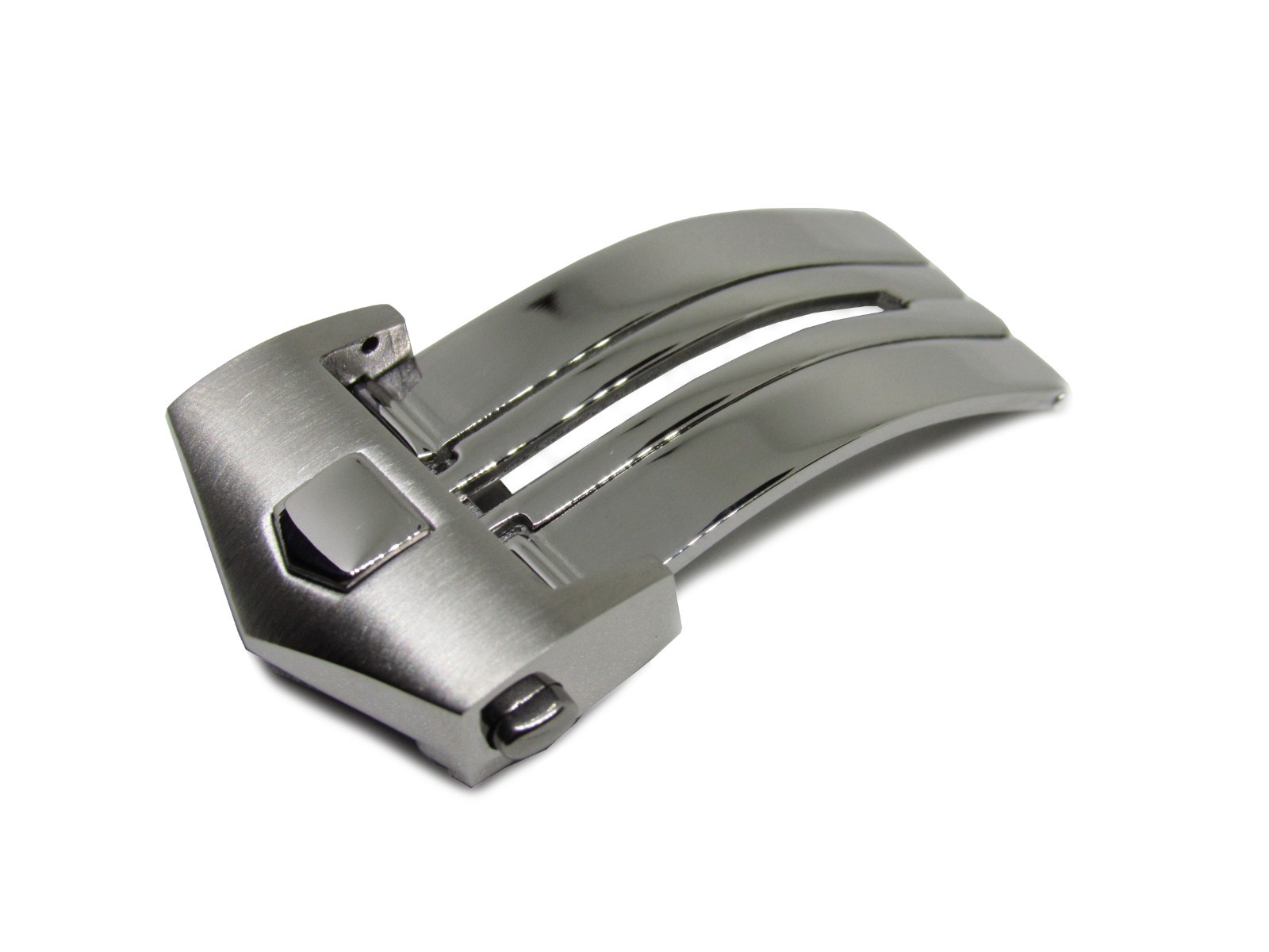 DISMAY 18MM DEPLOYMENT CLASP LEATHER STRAP BAND BUCKLE FOR FC5014