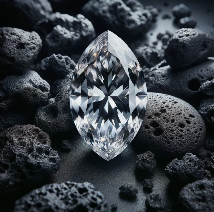 Certified Loose CVD Diamond Marquise Lab Grown 1 Pc D Color 3 x 5 mm IF Clarity