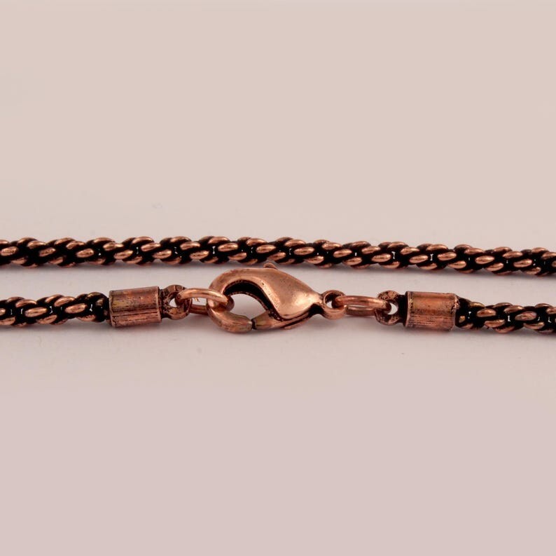 Pure Copper Snake Chain Bracelet Copper Arthritis Pain Relief Biker Bracelet