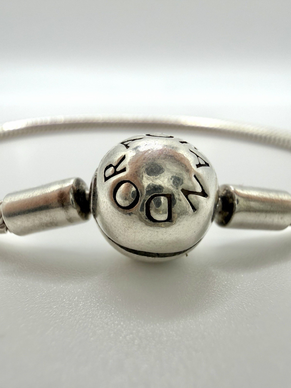 Authentic Pandora Sterling Silver Snake Chain Bracelet S925 ALE 7.9” 20cm