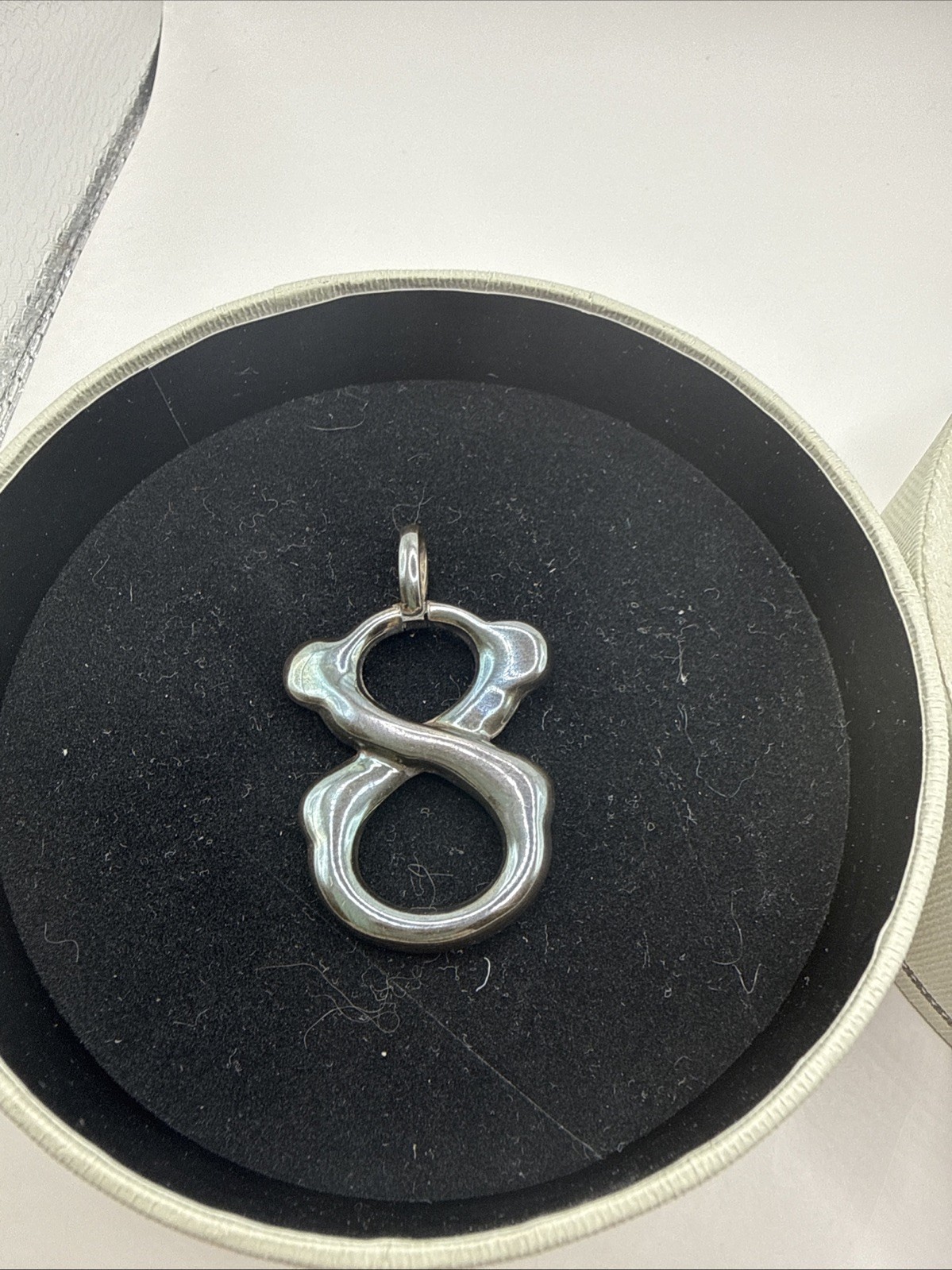 Super Rare Brand New Tous Infinit Bear Pendant 925 Sterling Silver