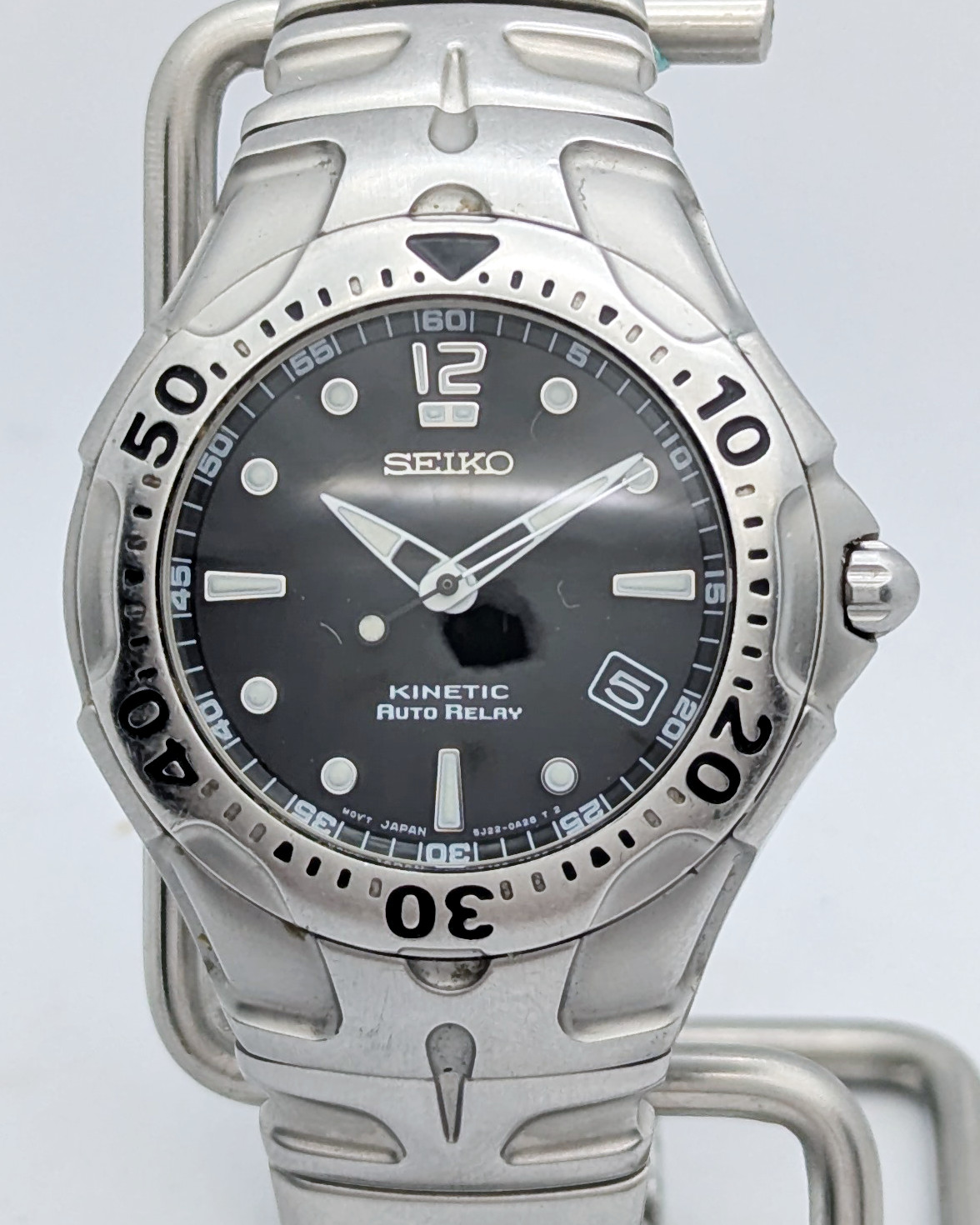 Seiko Kinetic Auto Relay 5J22-0A50 Diver Sleep/Wake | New Capacitor/Crystal