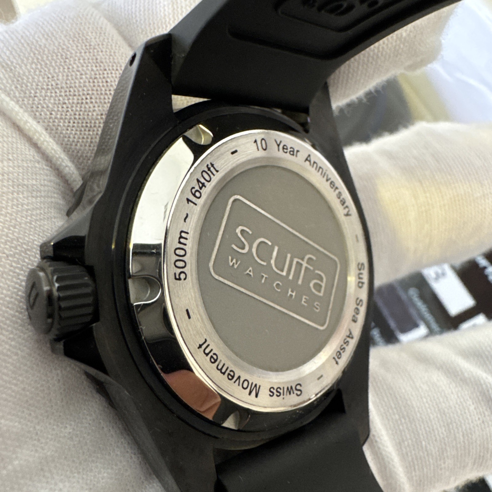 Scurfa Diver One Black PVD 10 Year Anniversary Edition Watch