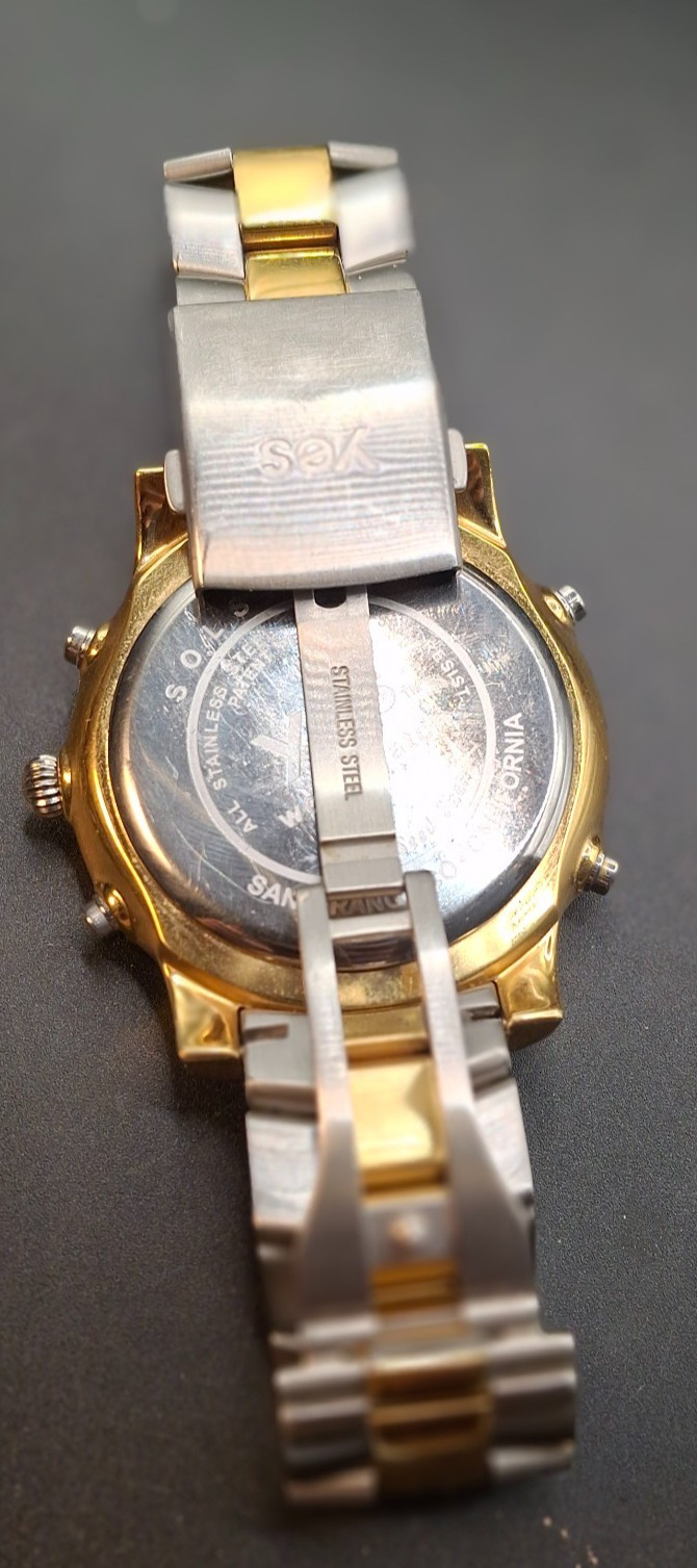 YES Solstice Analog-Digital Watch Solar Lunar Wristwatch Classic Design