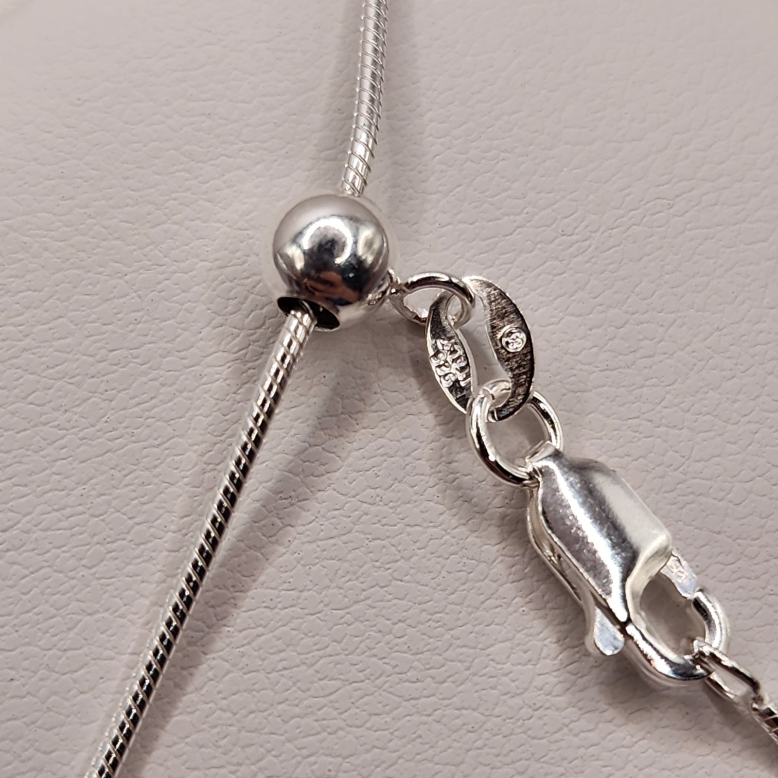 925 NEW Sterling Silver ITALIAN Ajustable Snake Chain 025- 22″ Length 1mm Width