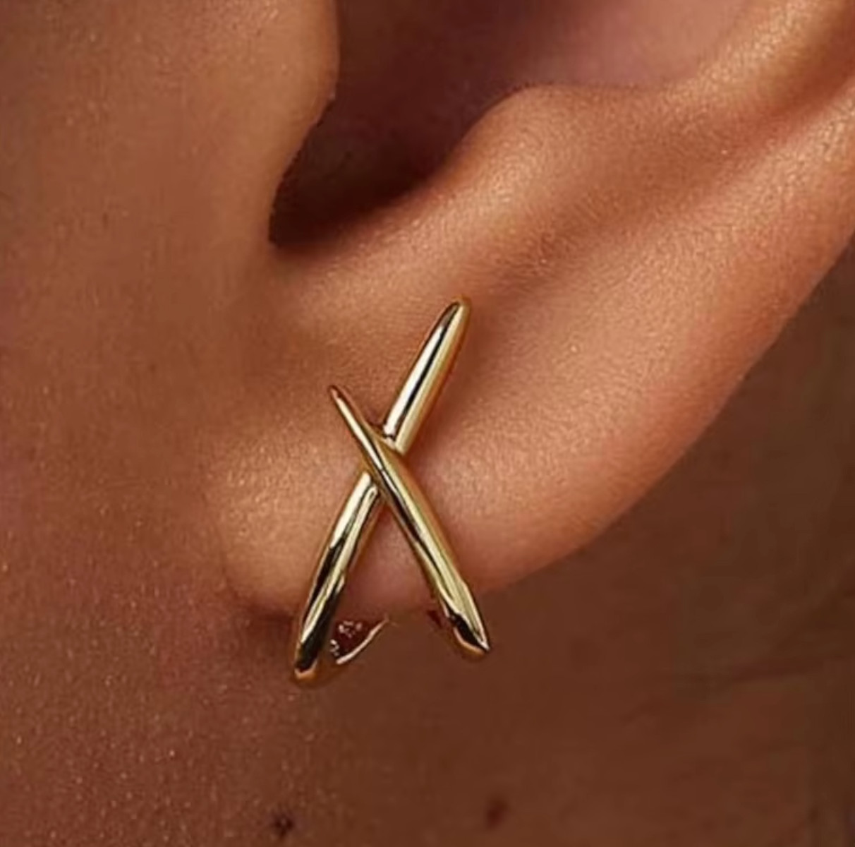 Mejuri Golden Asymmetric earrings – one size