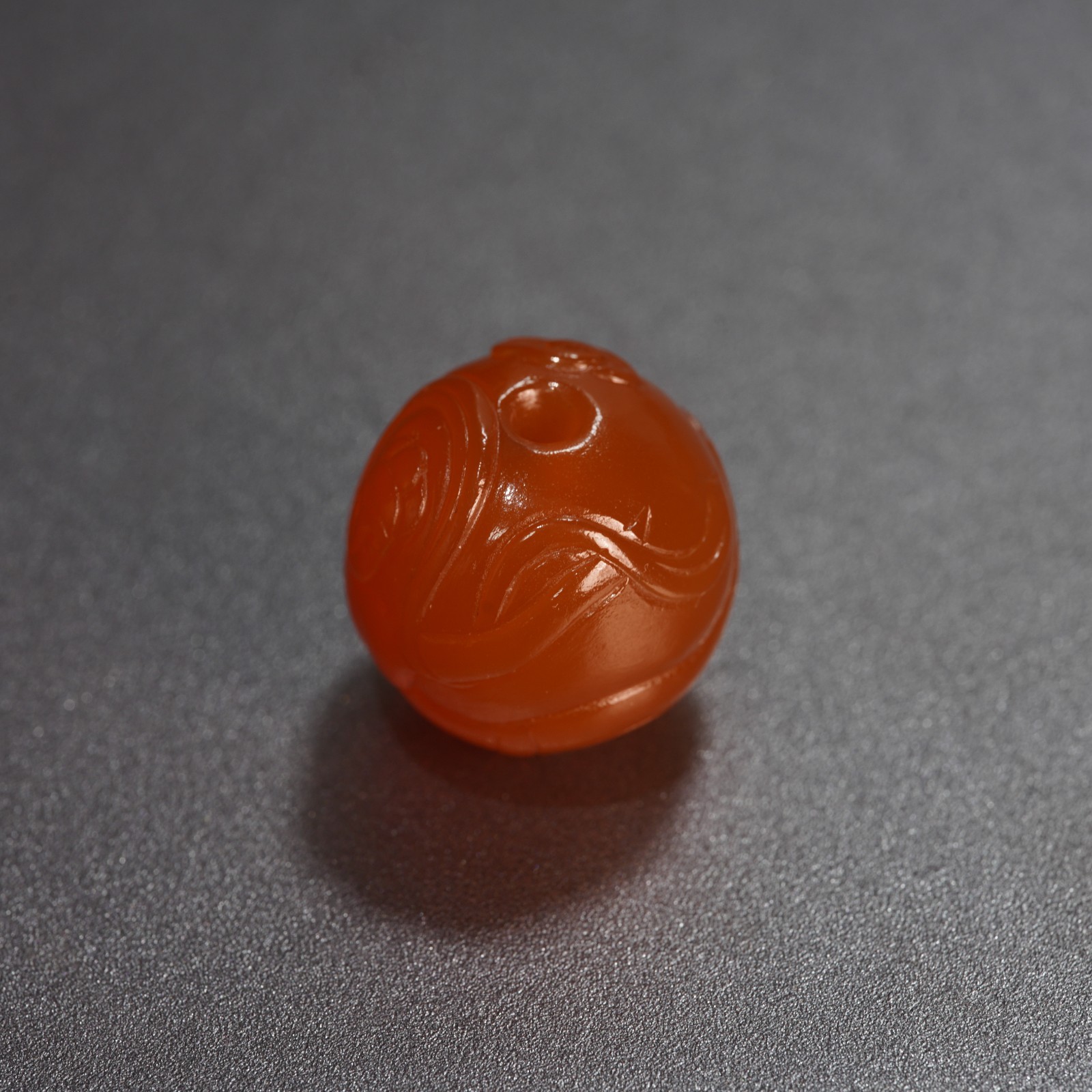 Hand Polished Agate Beads, Smooth Loose Beads for DIY Bracelet 10.4g