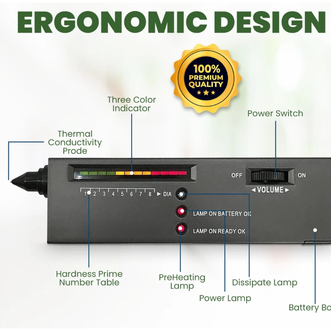 Gold Silver Diamond Tester Selector Gemstone Testing Kit Digital Electronic Tool