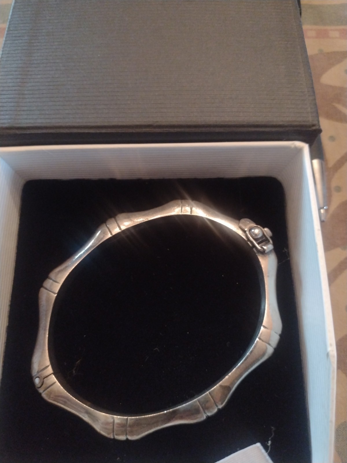 sterling silver 925 Bamboo Bracelet