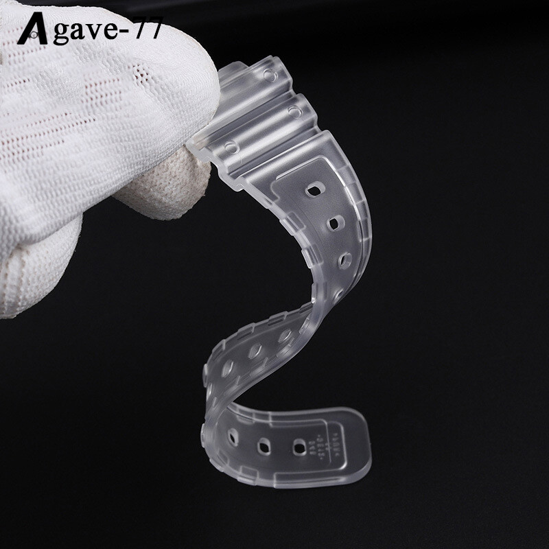 Transparent Watch Strap+Bezel Replacement Band For Casio GMA-S110/S120/S130/S140
