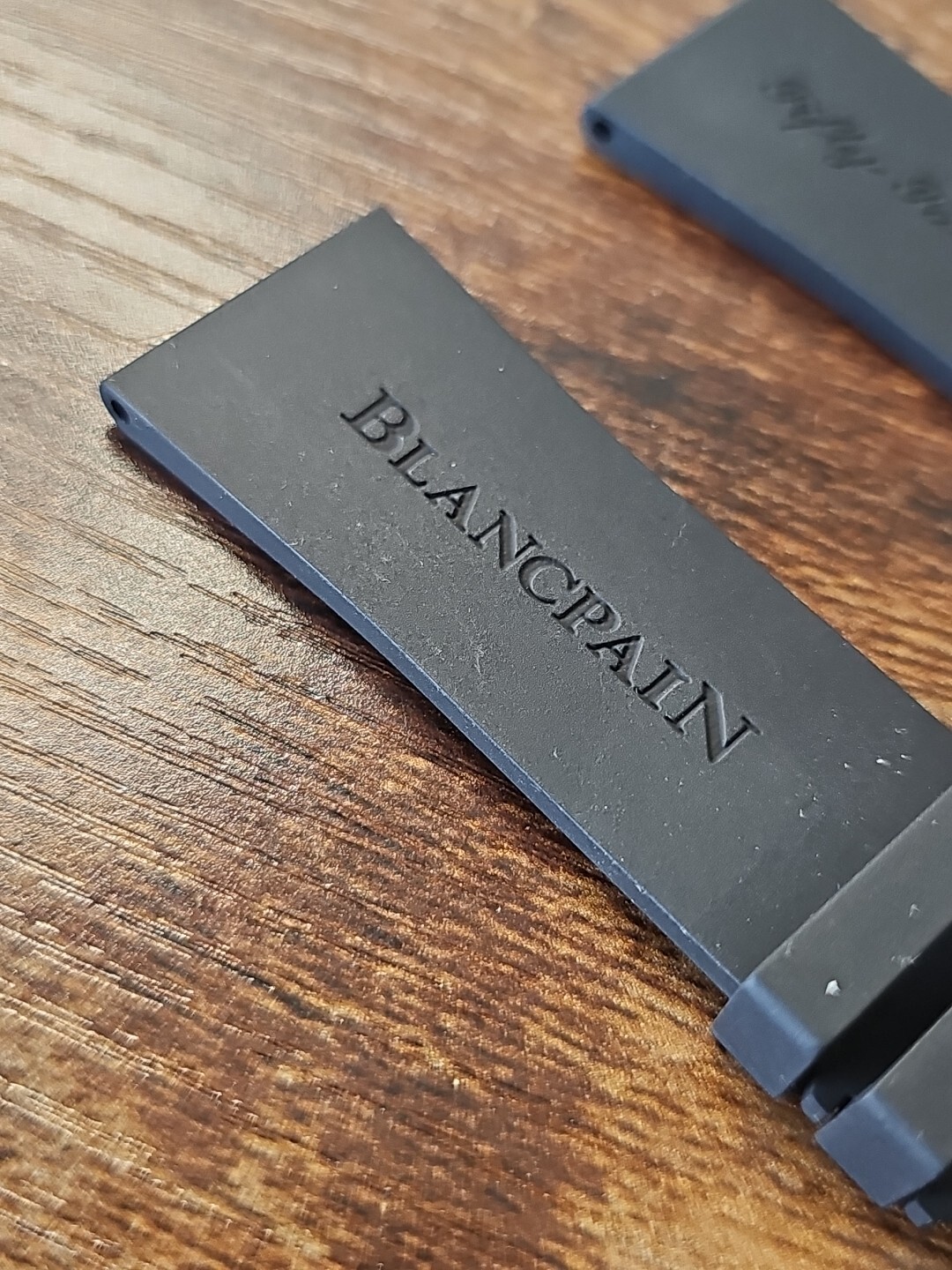 Authentic Blancpain STD OEM Fifty Fathoms Black Rubber Strap 23 x 20 Standard