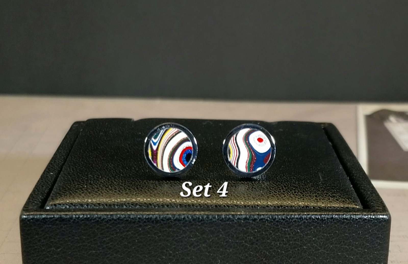 Fordite Earring, Pick Your Set, Stainless Steel, Happy Agate Studio, EB59