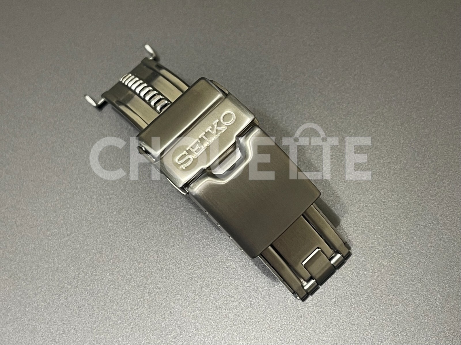 OEM Seiko 18mm MM300 Marine Master STAINLESS STEEL Clasp with DiaShield Coating