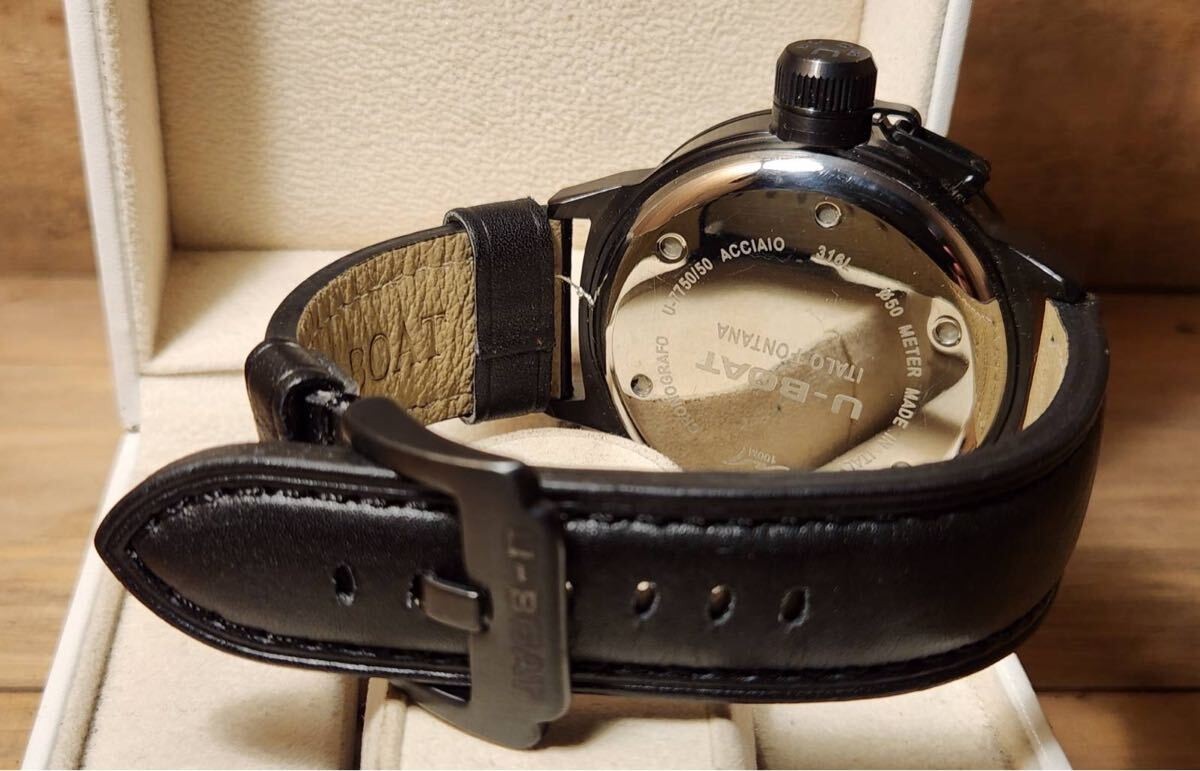 [B1Y] U BOAT IFO LEFT HOOK AUTO Left Hook Automatic Watch Damascus [z9s]