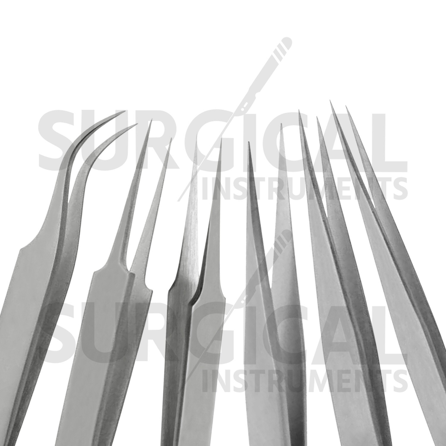 6 pcs All Purpose Precision Tweezer Set Stainless Steel Anti Static Tool Kit