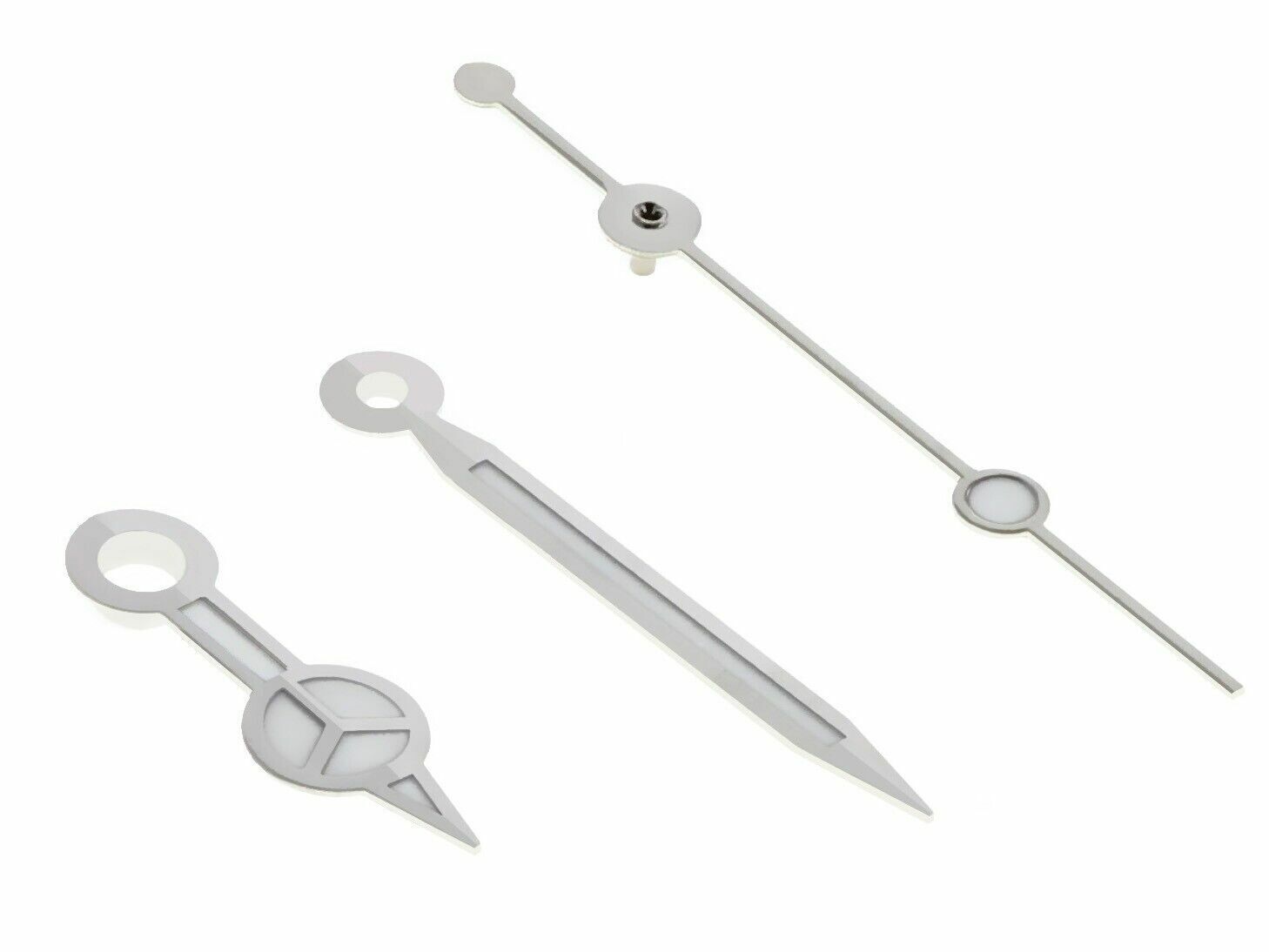 Watch Hands For Rolex Submariner 3035/3135 Silver Steel Fits 16610, 16800