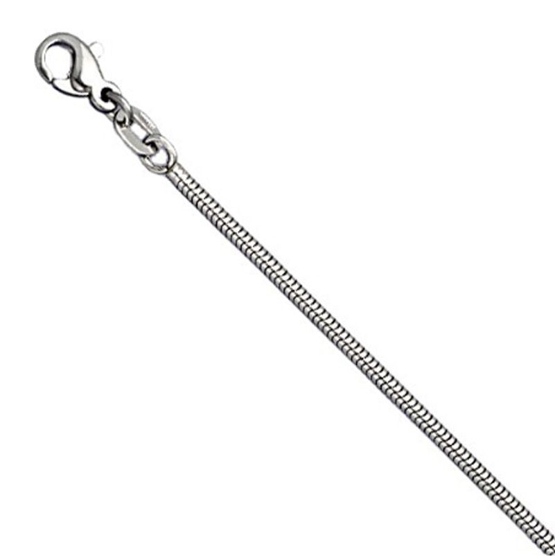 1.6mm Platinum PT950 Round Snake Chain 16″ 18″ 20″ 22″ 24″ or 30″