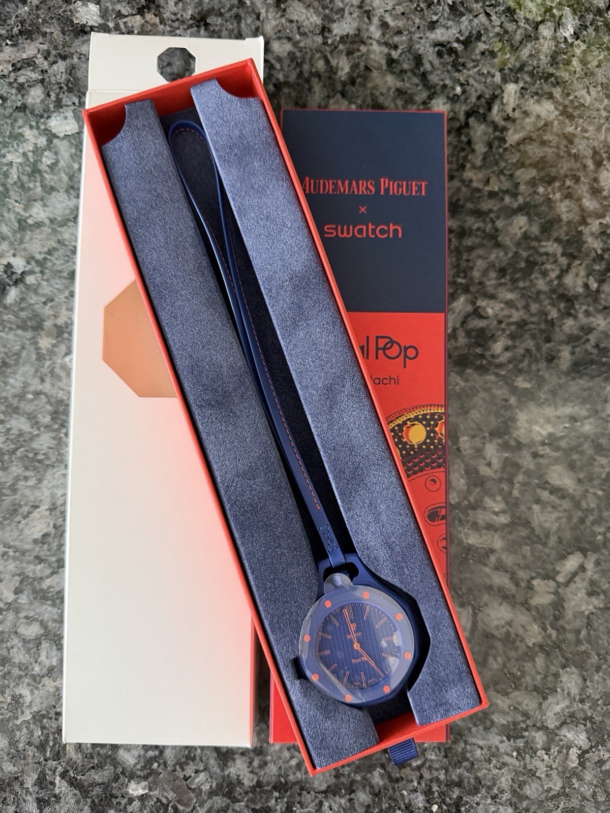Audemars Piguet Watch Swatch x AP Royal Pop Orenji Hachi Pocket Watch
