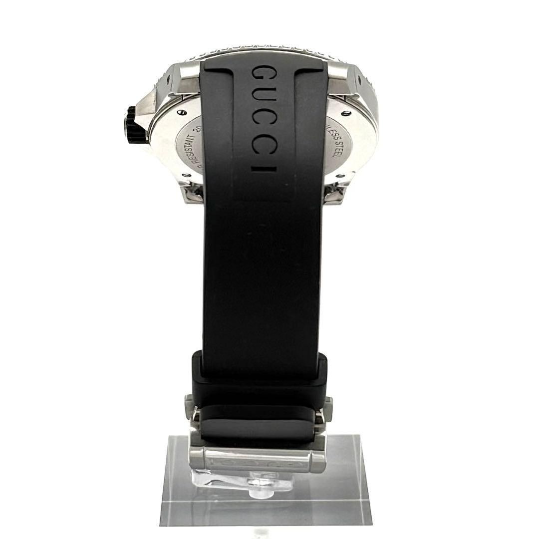 [B1P] GUCCI Dive Quartz Watch Black Dial Stainless Steel [z5m]