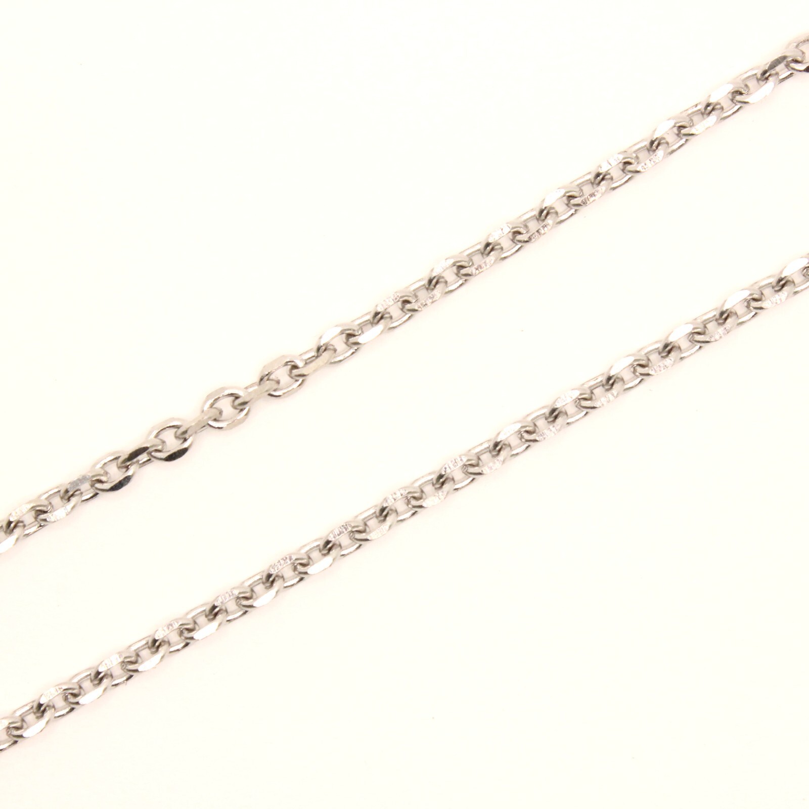 Stainless Steel Miniature Cable Link Chain Necklace 3mm Wide, Sizes 16-24 Inches