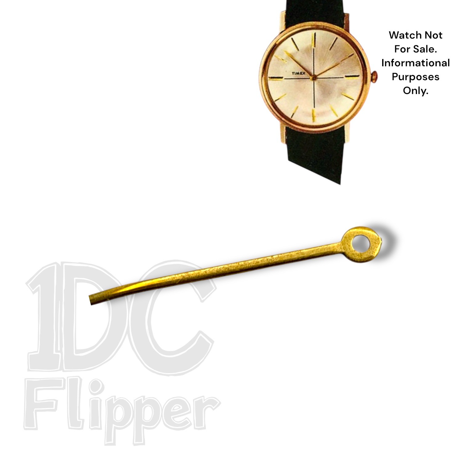 Timex Super Thin Watch MINUTE HAND Part #18 1960-1969 Model 5160 Read