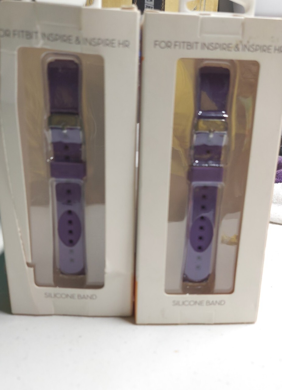 4 – Fitbit Inspire 2, Inspire HR & Ace 2 Silicone Band Purple