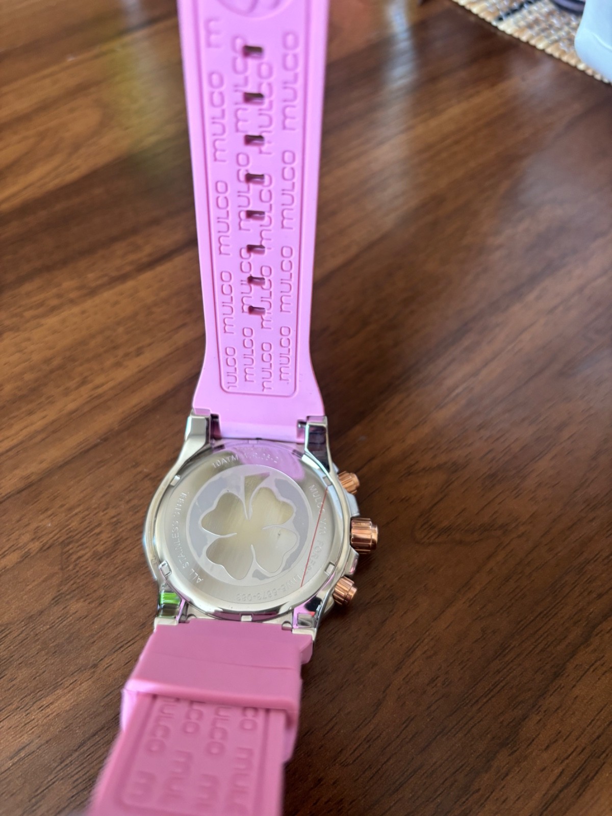 Mulco Exclusive Women’s Multifunction Watch – Pink & Rose Gold – New with Tags