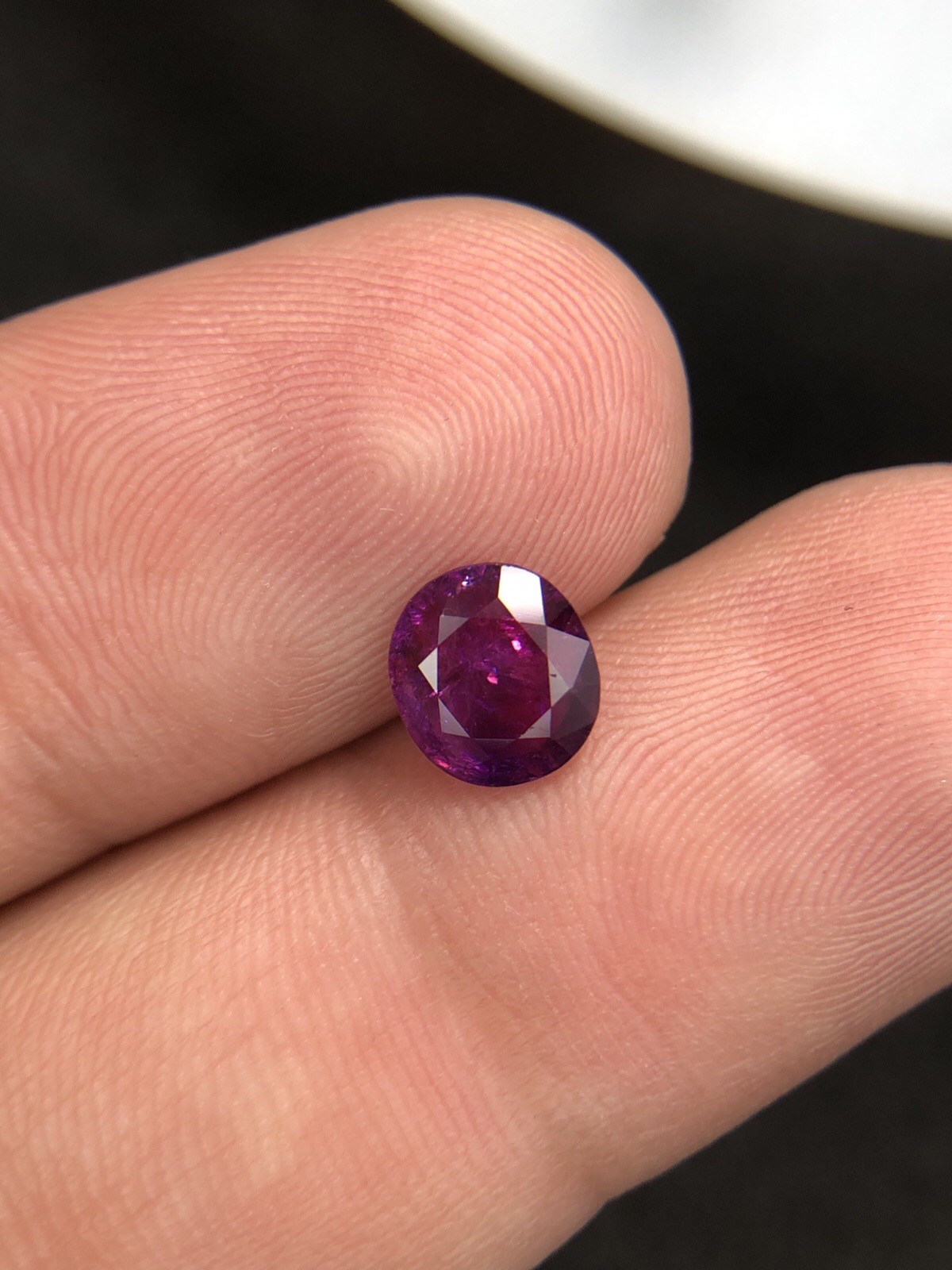 1.35 Carats Beautiful ruby pink Color and beautiful Faceted Piece 😍