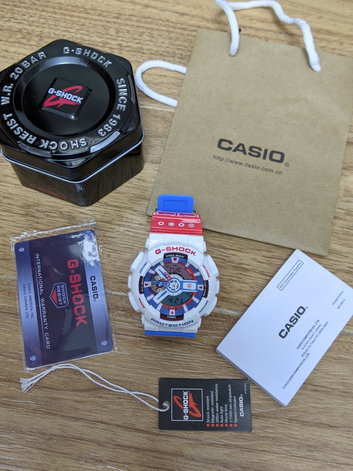 Casio G-SHOCK GA-110 Transformers Optimus Prime Analogue-Digital Limited Watch