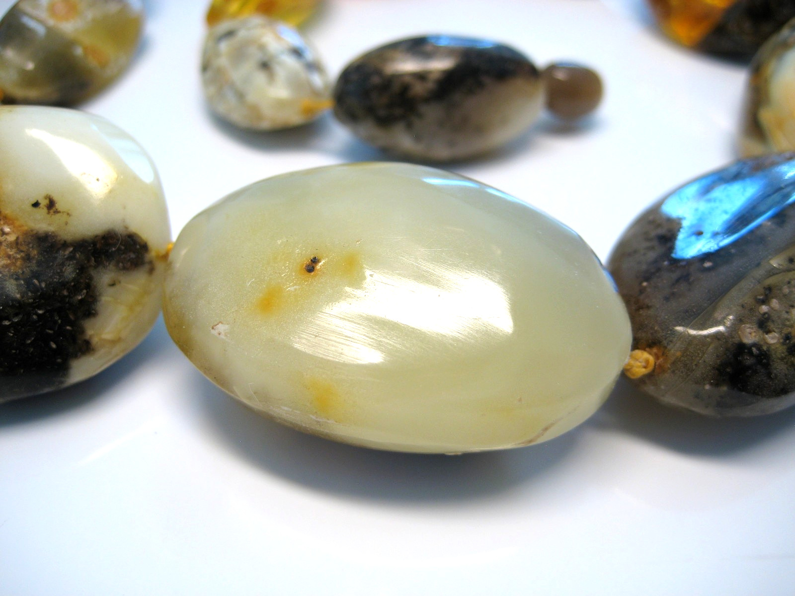 Genuine Huge Massive Amber Baltic Amber Necklace 76.2 grams 22.5 in !!!