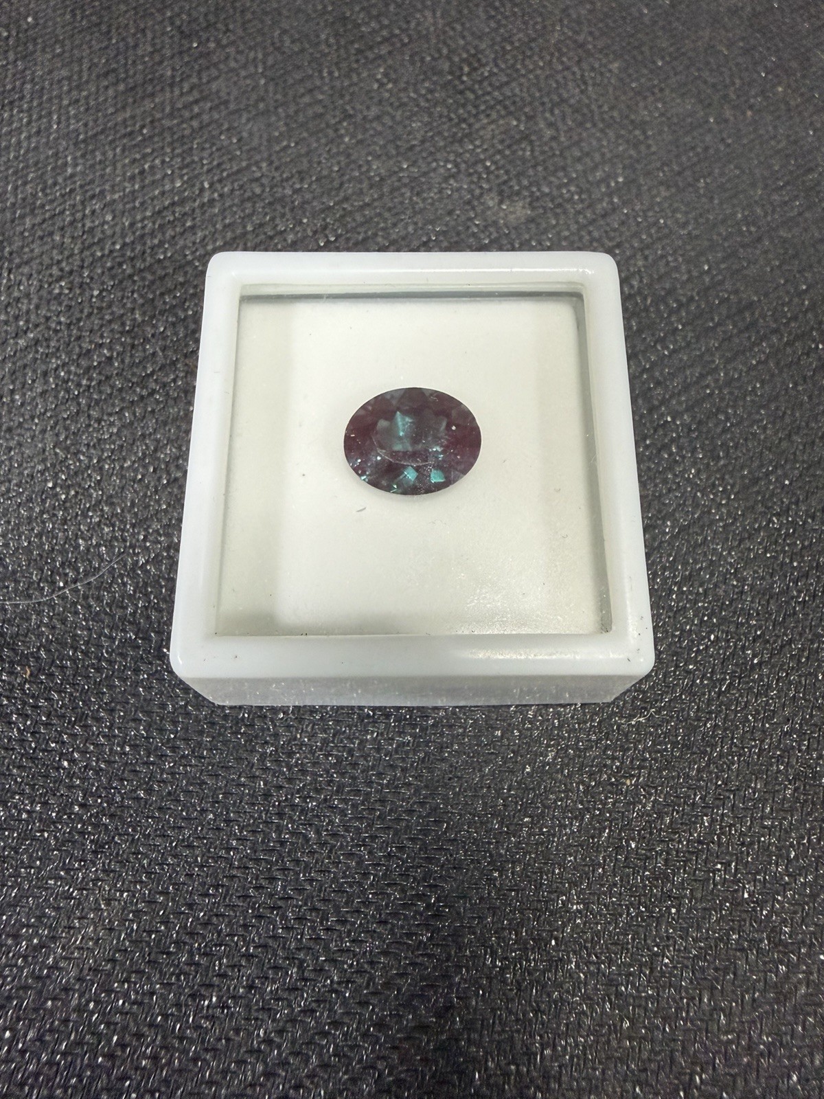 4.30ct Oval Lab Created Alexandrite 12x10mm Color Change Russian Synthetic Gems